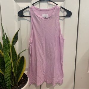 Athleta plain pink workout tank top
